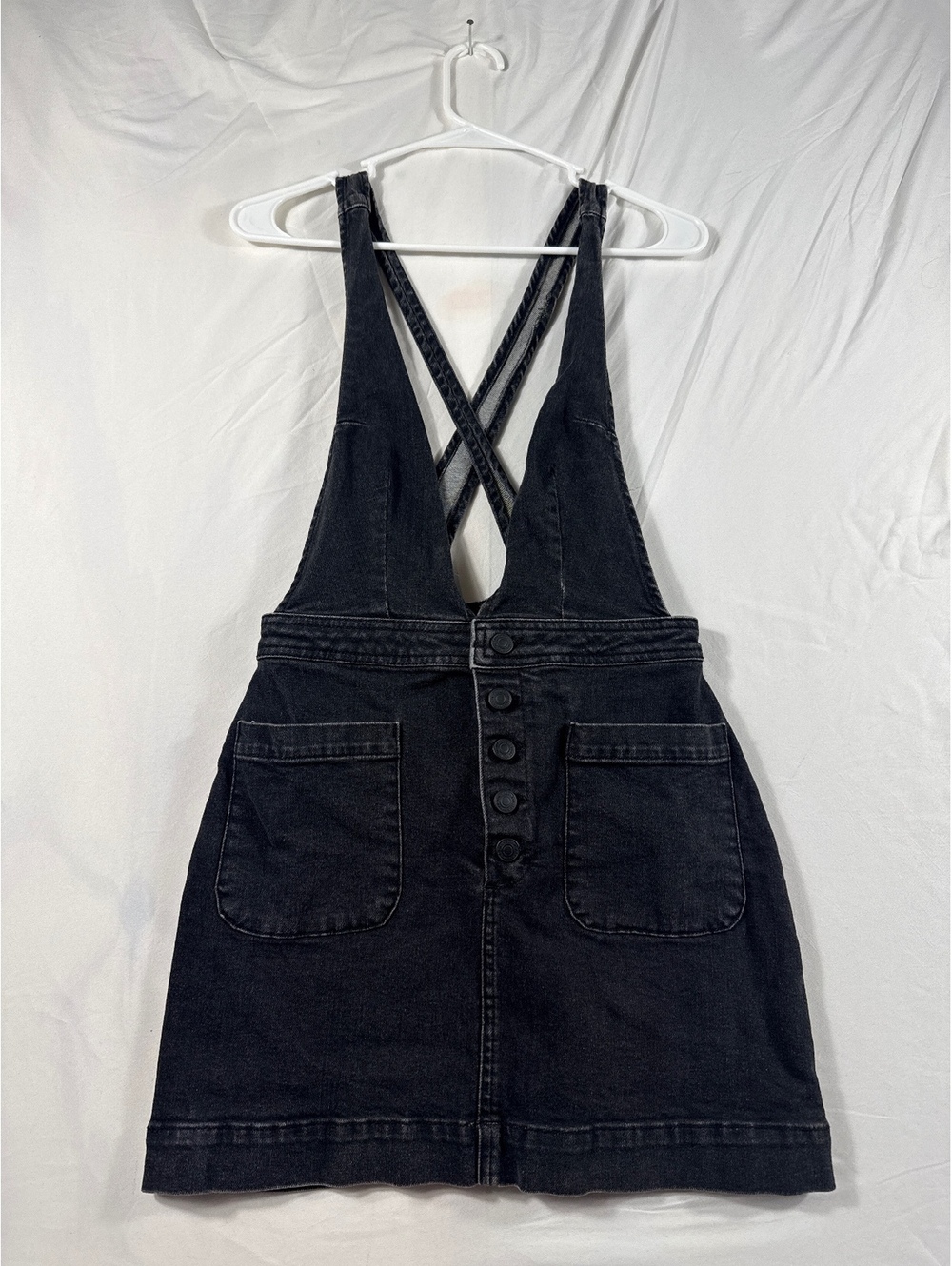 Women’s Free People Denim Overall Dress Size 4